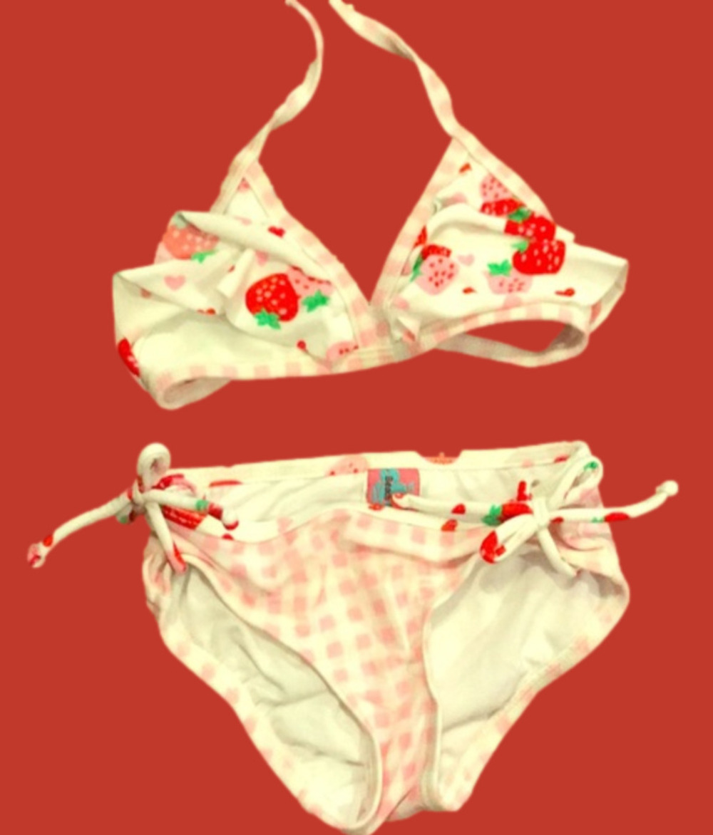 6/$20 - 2t bathing suit strawberry